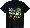 Happy St. Patricks Day Shamrock Irish Saint Patricks Day Oversized T-shirt Daily Four Seasons C