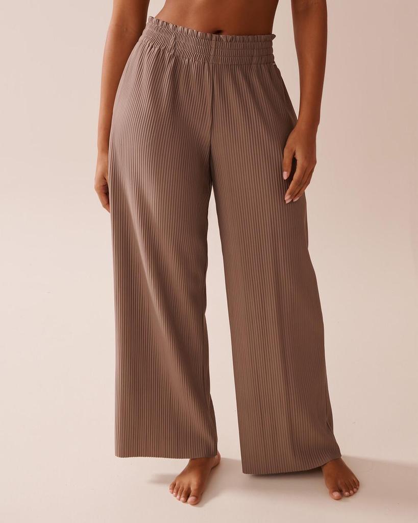 2025 Women's Spring Fashion: Mid-Waist Elastic Wide-Leg Pants