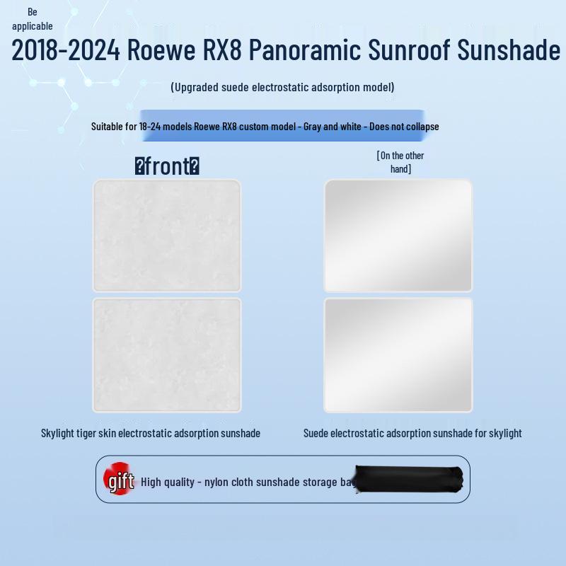 Roewe RX8 Sunroof Sunshade: Heat Insulation, UV Protection & Privacy Shield