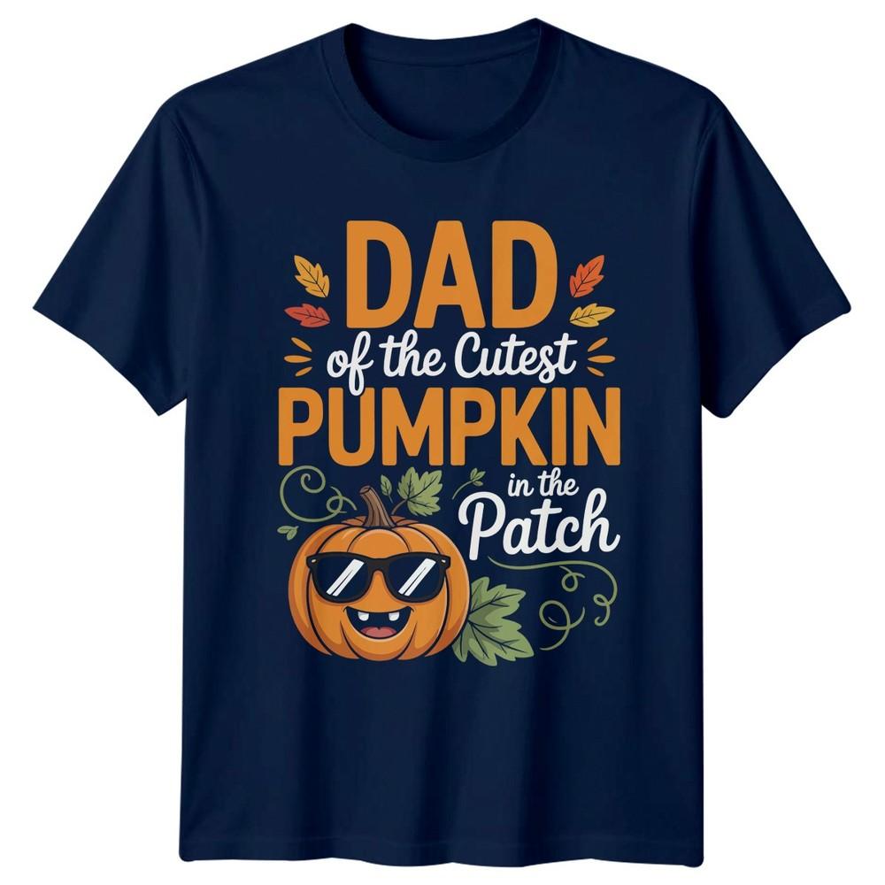 Dad Of The Cutest Pumpkin Unisexs TShirt New Dad Halloween Halloween Gift For Him