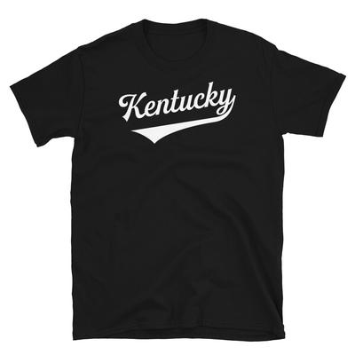 Retro Bundesstaat Kentucky Louisville Kurzarm Unisex T-Shirt