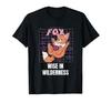 Wise In Wilderness Retro Cute Fox Design Gift T-Shirt