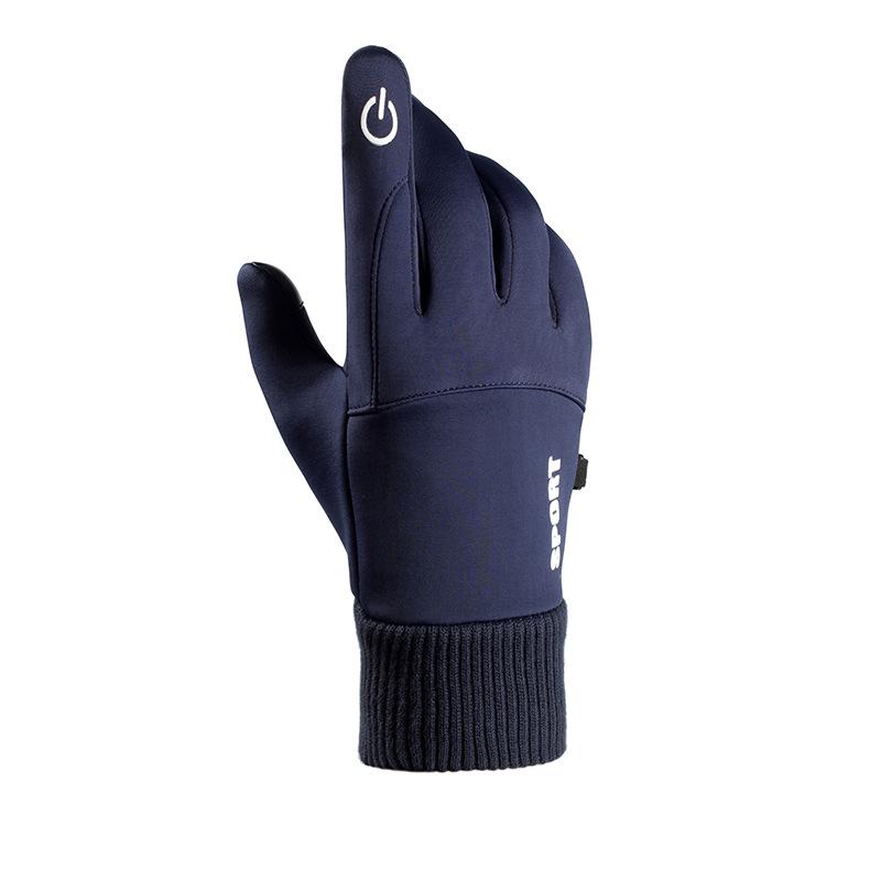 

Men s Windproof Fleece-Lined Touchscreen Gloves for Winter Driving, Cycling, and Motorcycling Men s Waterproof Sport Switch Black