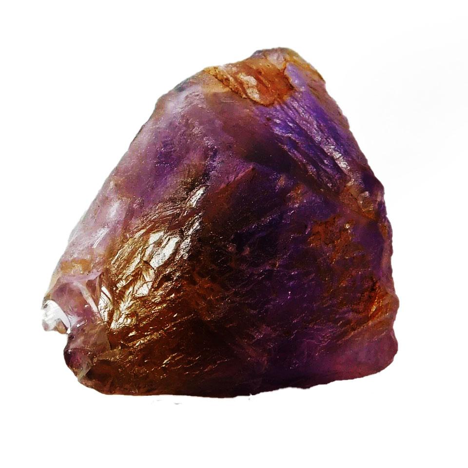 

Natural Ametrine 54 Carat Loose Gemstone | Bi-Color Amethyst & Citrine Crystal | Untreated Rough Stone for Jewelry Making