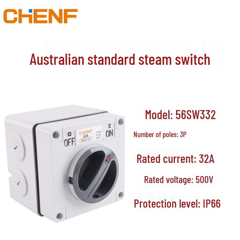 Australian Outdoor Waterproof Single-Phase/Three-Phase Knife Switch - Load Disconnection On-Off Rotary Switch