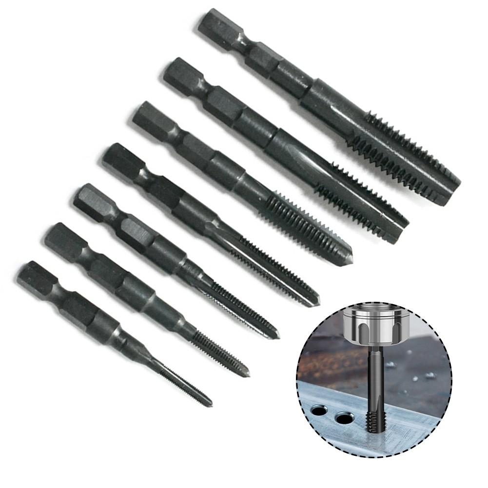 Tap Drill Bit Hex Shank Screw Thread Bit Compound Tap For M3 M5 M6 M8 M10