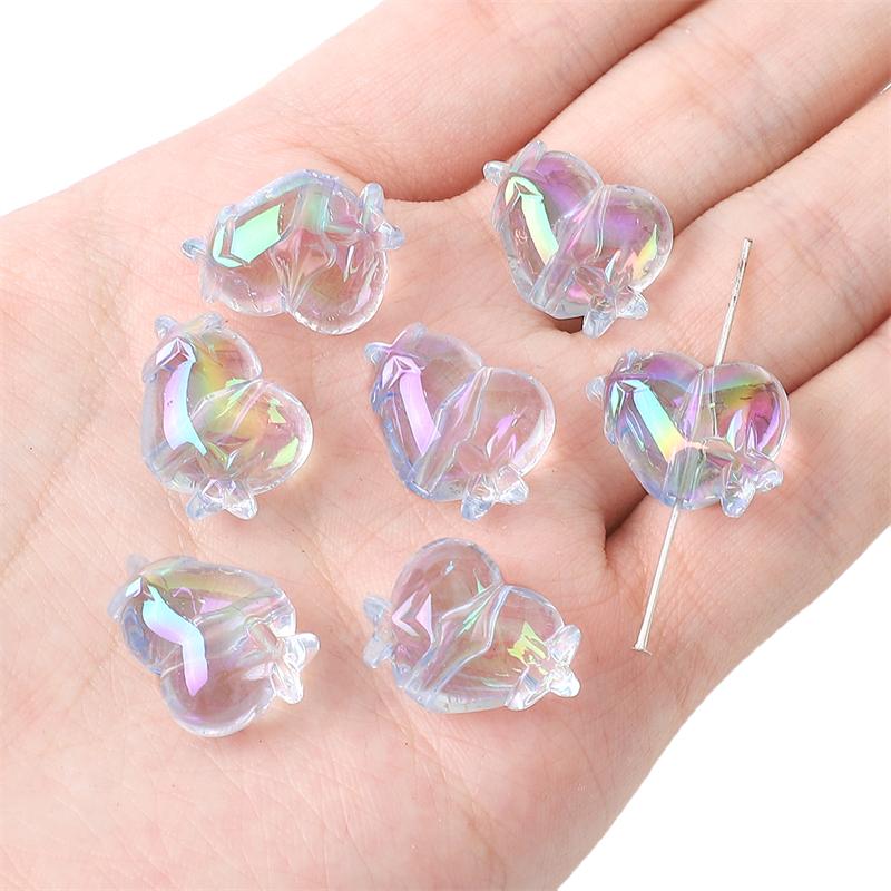 5/10 bucăți margele acrilice, mărgele de dragoste cu stea colorate pentru bricolaj, colier, brățară, cercei, bijuterii