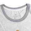 Nike LeBron James Logo Print Crew Neck T-Shirt Men Tops White Grey 906156-100