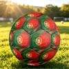Portugal Football Printed Size 5 Soccer Ball Wear Resistant Standard Adult Training Football Fan Gift for Indoor Outdoor Match Sports