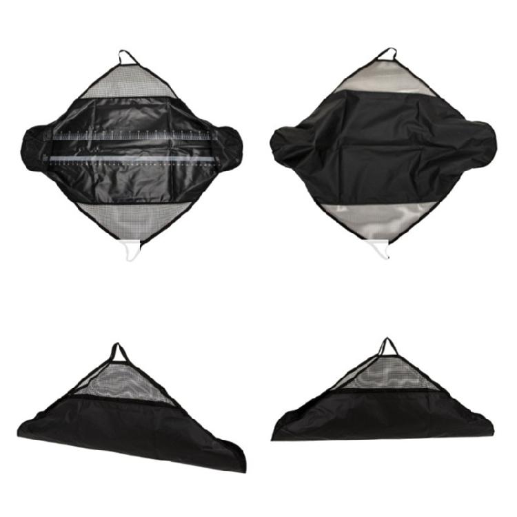 Fish Weigh In Bag for Fishing Heavy Duty Fish Transport Bag Fish Weigh Slings Bag Meshes Fish Transport Bag with Ruler
