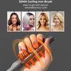 3-In-1 Hair Curler Straightener Anti-Scald Curling Iron Brush Ceramic Ionic Hair Heated Round Brush Electric Curling Wand