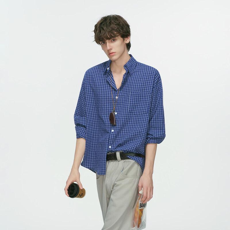 DREAM MADE American Plaid Long Sleeve Shirt M