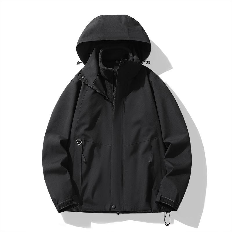 

Зимняя качественная куртка для пары Shake Color Matching 3-в-1, спортивная куртка для активного отдыха S