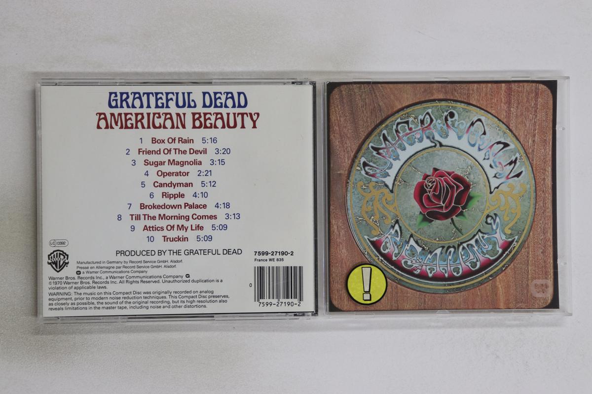 

CD GRATEFUL DEAD - American Beauty 7599271902 WARNER BROS 1988 Европа Рок Б/У