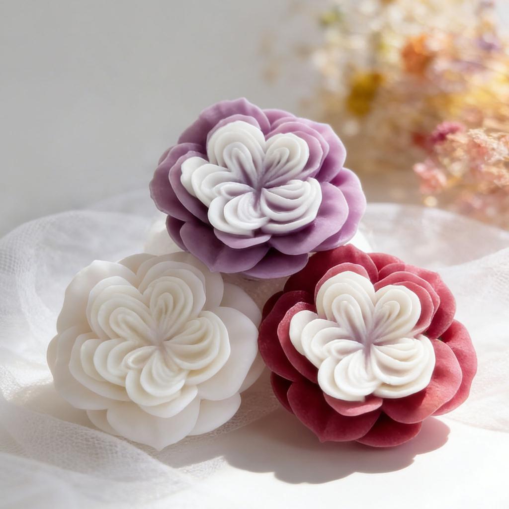 Candy Baking Mould Flexible 3d Flower Silicone Mold Daisy Flower Mold 3d Aromatherapy Candle Mold For Scented Candles Resin Art