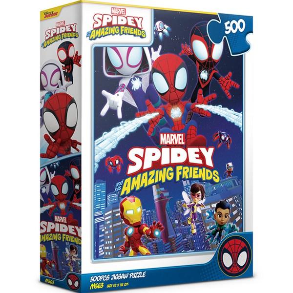 

Пазл Life Marvel Spidey and Amazing Friends Jigsaw Puzzle M563, разные цвета, 500 деталей Пазл, Детские игры, Развивающие игрушки