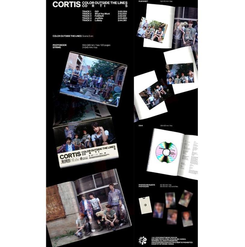 CORTIS The 1st EP [COLOR OUTSIDE THE LINES] – 3 Versions Random