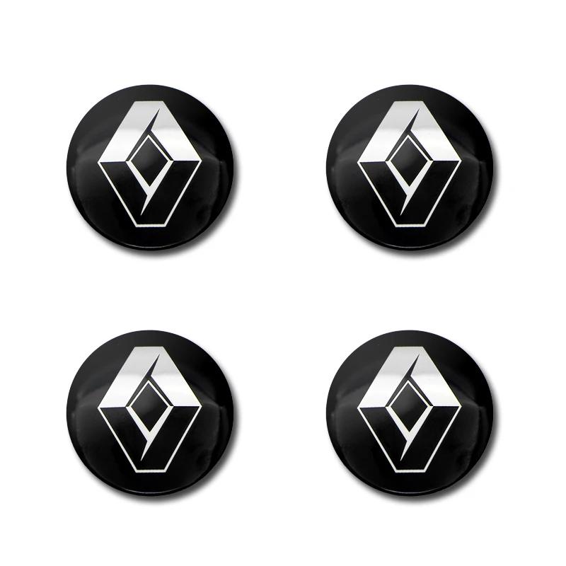 

For Renault 2026 New Hub Caps 4pcs 56mm Car Wheel Center Hub Cap Rim Cover Emblem Stickers For Renault Megane 2 3 Twingo Clio Ta