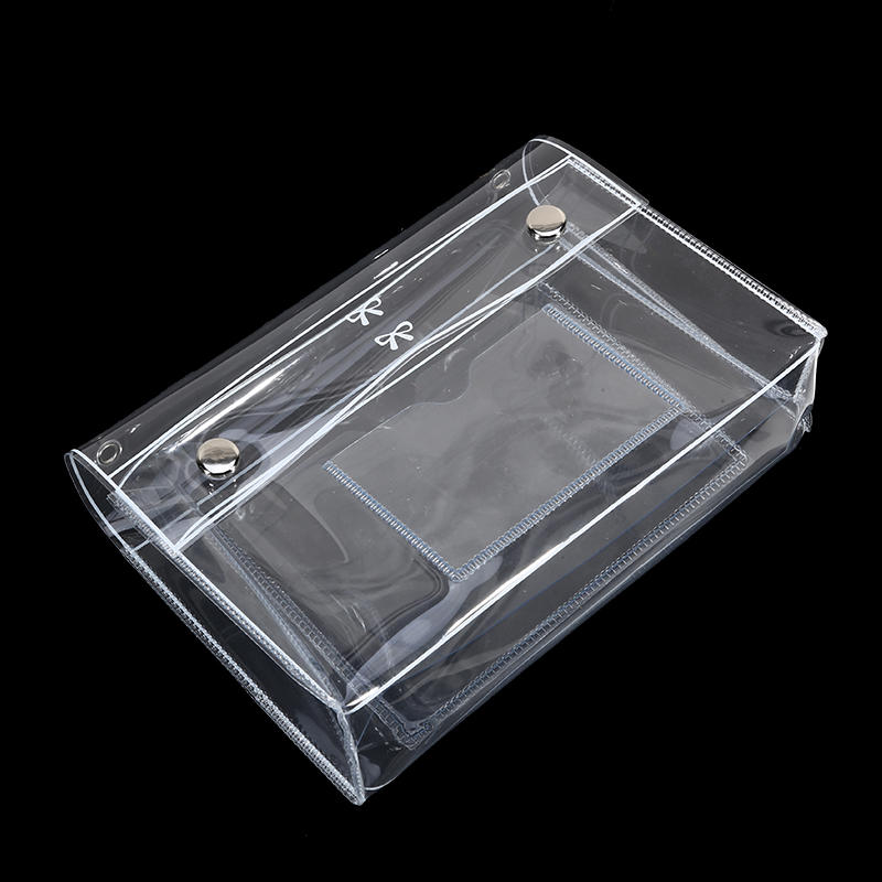 Clear Pencil Case Large Capacity Students Exam Stationery Bag Portable Waterproof Pen Pouch Organizer Storage Box - Ideal for Travel Storage