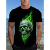 Vintage Men's Japanese Samurai Warrior Print T-shirt Summer Casual Short Sleeve Tops Trend Street Man Clothes