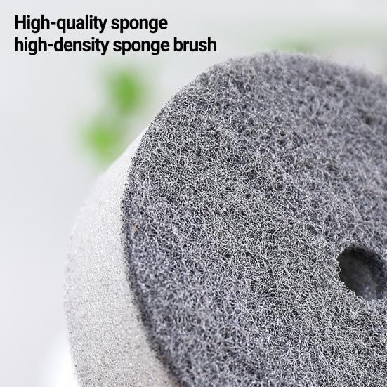 Pan Cleaning Brush Refillable Non-scratch Standing Type Kitchen Soap Dispensing Scrub