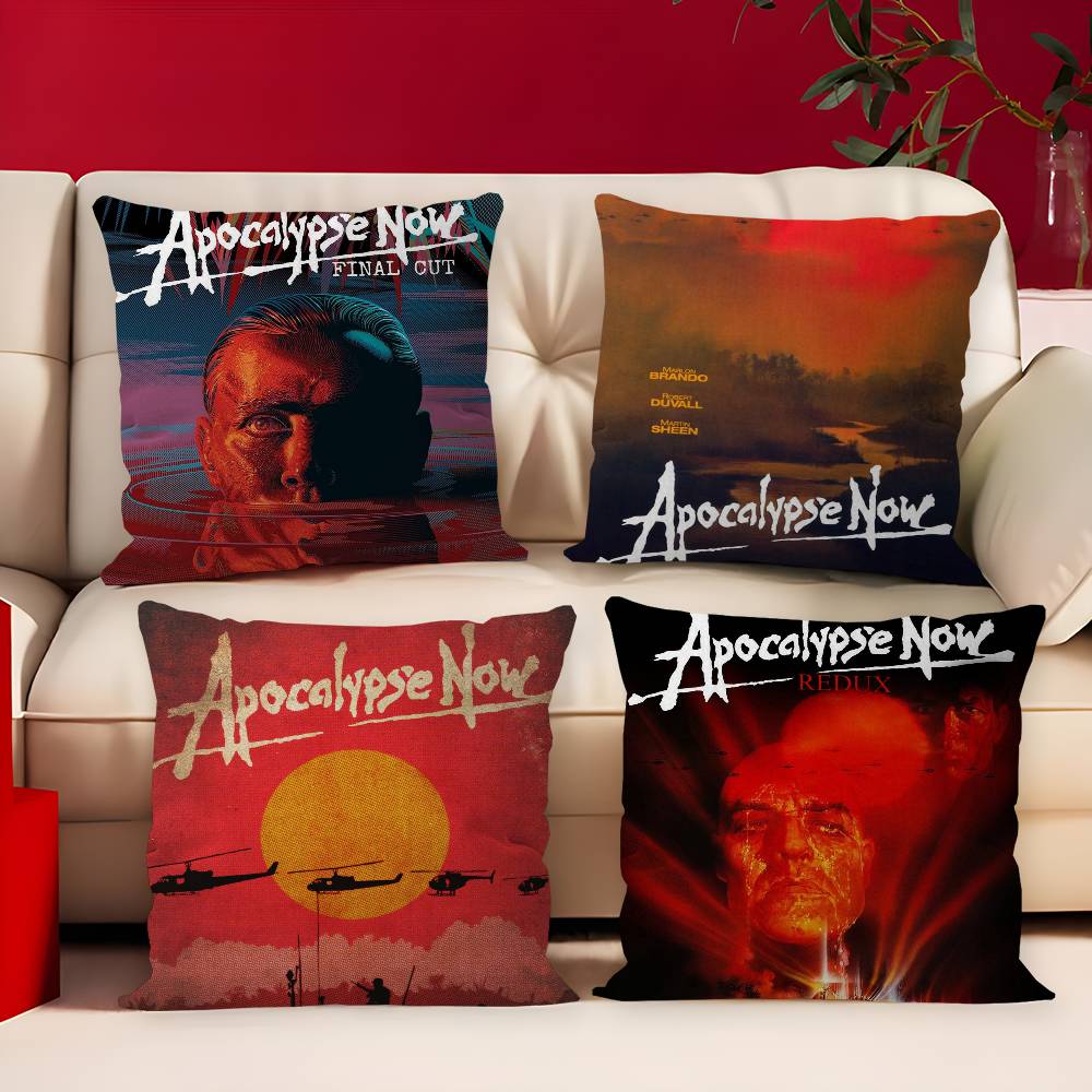 Apocalypse Now Movie Pillow Covers Cartoon Sofa Decorative Home Double-sided Printing Short Plush Cute Cushion Cover
