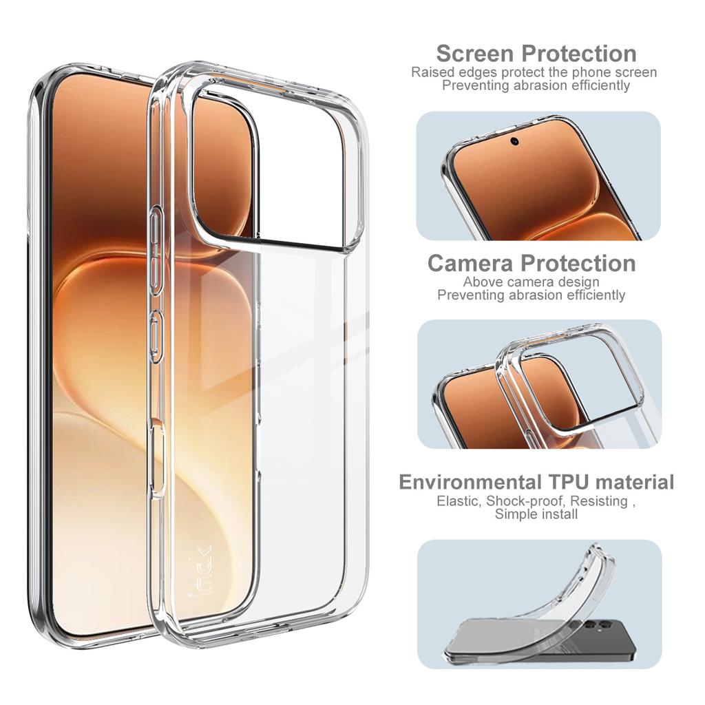 For Honor 600 Pro 5G Phone Case IMAK Soft Slim Case UX-10 Series