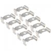 50pcs T5 Clips Holder Bracket for Lamp Socket /Ceiling Lamp / Light Fixture Accessories for for Home Electric Appliance Tools