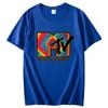 Mtv Retro Graphic Tee Unisexs Short Sleeve Cotton Tshirt Summer New Arrival High Quality Top