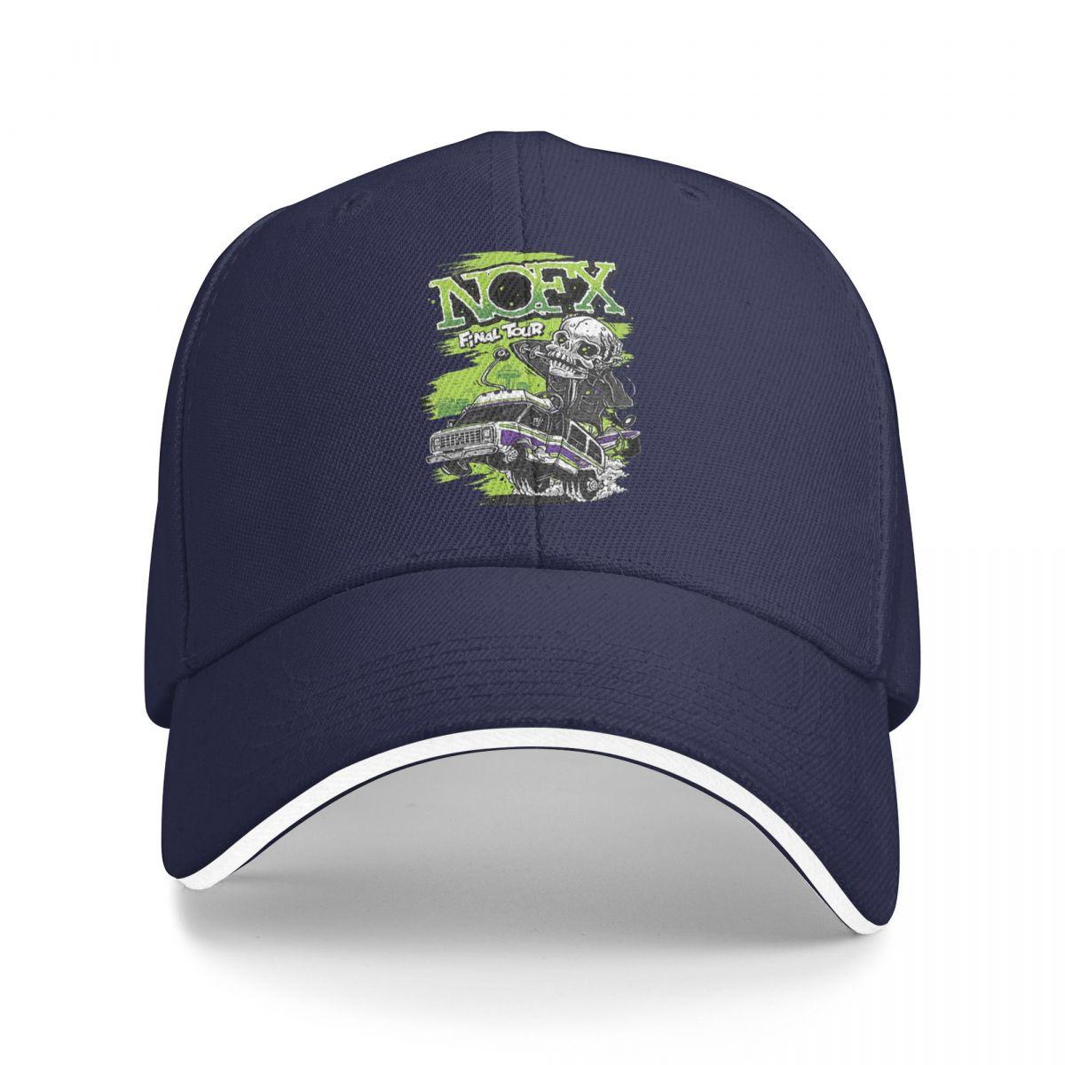 

Unisex Baseball Hats Nofx Outdoor Streetwear Summer Sports Baseball Caps Hip Hop Cap Casquette Polychromatic Hats One Size