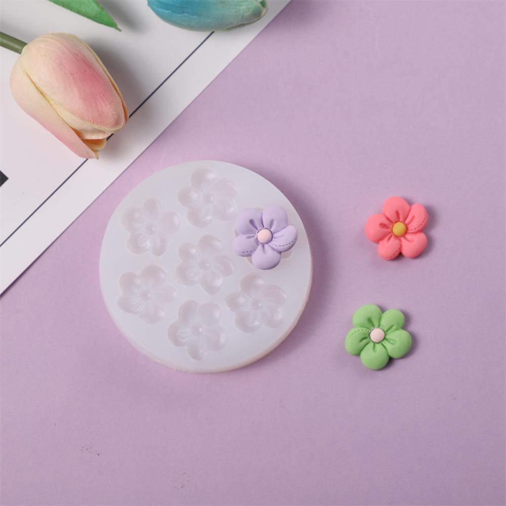 Mini Cookies Cake Decor Silicone Mold DIY Daisy Flower Cloud Candy Dessert Pastry Fondant Mould Baking Tools Kitchen Accessories