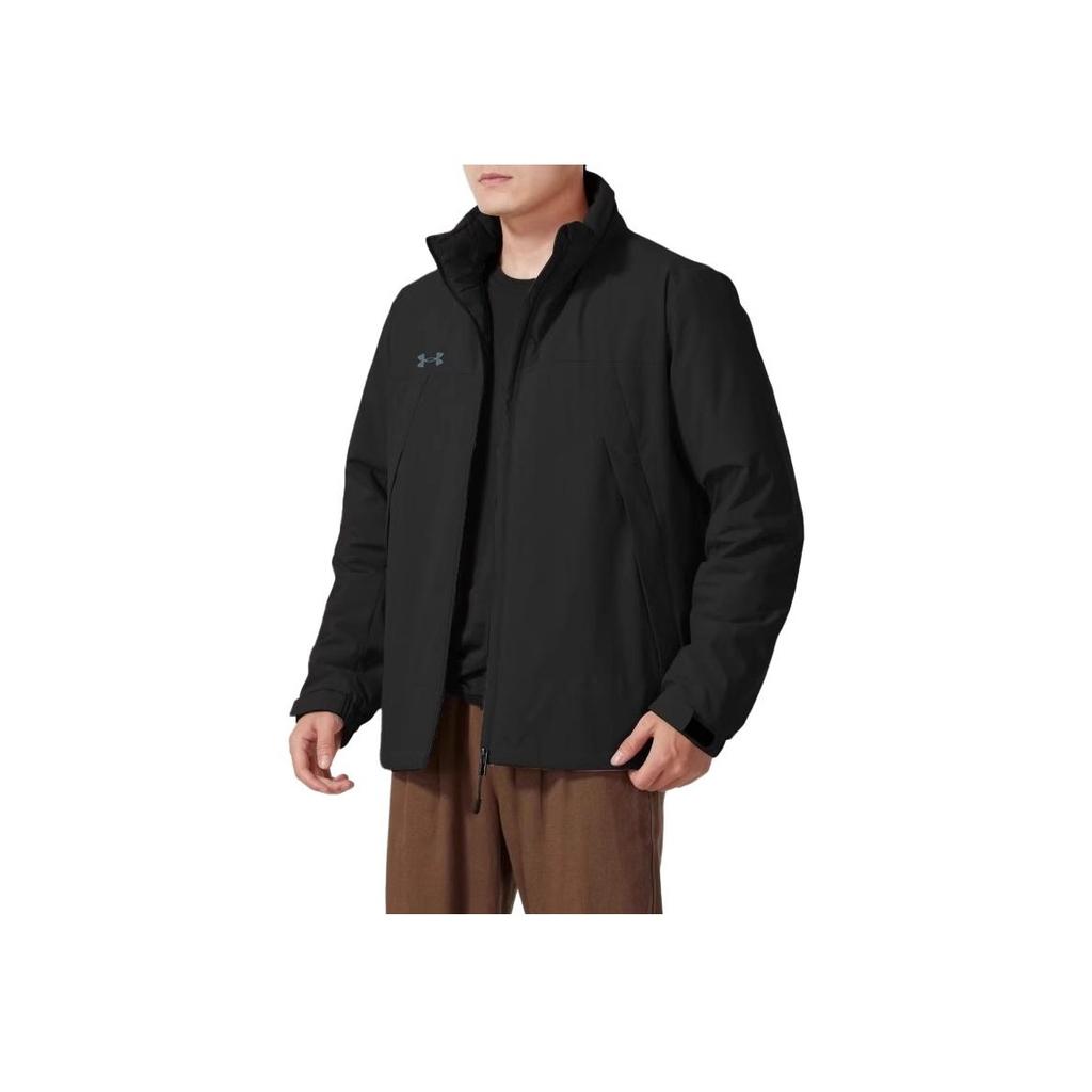 Under Armour Windproof Thick Outdoor Warm Cotton Jacket Unisex Jacket Black 24600901-001