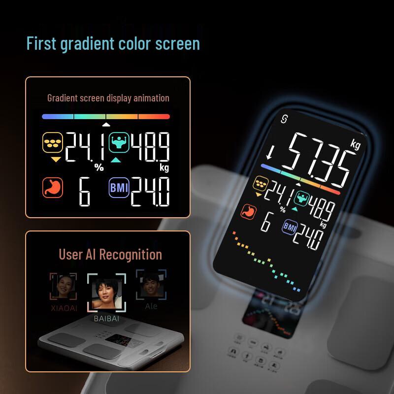 ICOMON FG2415LB Smart 8-Electrode Body Composition Scale (CN Version)