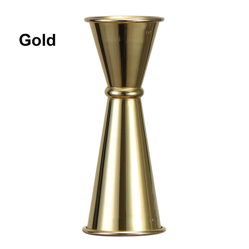 New Cocktail Shaker PP Measure Cup 20/40cc 10/20cc Double Shot Stackable Large Capacity Jigger Short Measuring Jugs