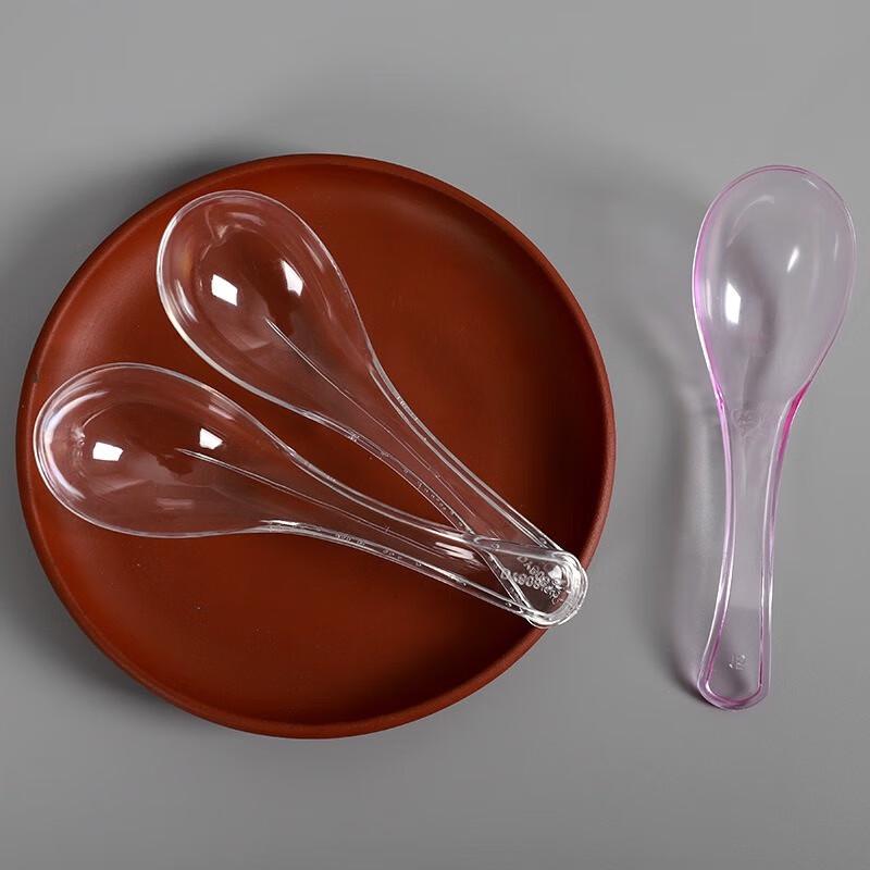 Clear Disposable Plastic Spoons