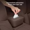 Car Tissue Box Car Interior Accessories For BMW M Performance F30 F10 E90 F20 E46 E60 X7 Leather Tissue Storage Bag Kleenex Case