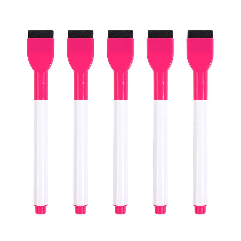 

5 шт. немагнитных цветных маркеров для белой доски, креативный стираемый маркер на водной основе, большой емкости, экологически чистый маркер