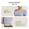 MORGEN SKY Short Sleeve Yoga Practice Shirt with Short and Back Support for and Fitness Women's Cups, Length, Stretch, Breathable, Yoga, Pilates,