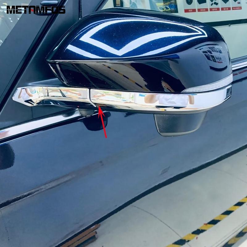 Rear View Mirror Cover Trim For Toyota Noah VOXY 90 Series 2024 2025 2026 Chrome Side Door Mirror Molding Accessories