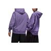 Y-3 Loose Fit Solid Color Hooded Long Sleeve Sweatshirt Unisex Sweatshirt Purple IP7697