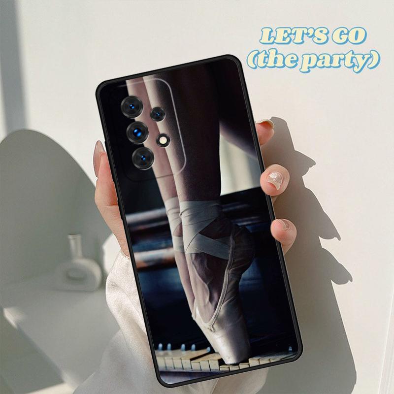Ballerina En Pointe Ballet Slippers Shoes Dance Dancer case For Samsung A42 A31 A40 A51 A71 A32 A80 A91 A52 A72 A50 A70 A11 A12