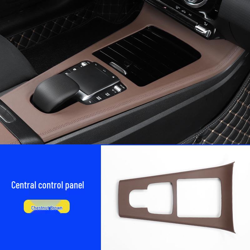 Mercedes-Benz GLA Mittelkonsolen Dekoraufkleber: Passend für GLB220, A-Klasse, CLA, EQA, EQB - Schutzfolie für den Fahrzeuginnenraum.