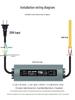 IP67 Waterproof LED Power Supply: 220V to 36V/48V DC Transformer, 350W/400W Atomizer