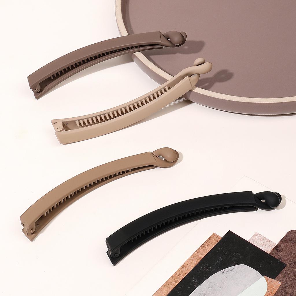 4 STK Große Haarspangen für Frauen und Mädchen, Rutschfeste Kämme Starker Halt Zopfgummi-Clips für Mitteldickes Haar.