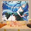 Ashou Anime Girl Tapestry Pink Room Decor Tapestry Wall Hanging Anime Wall Decor Home Kawaii Room Decoration Tapestries