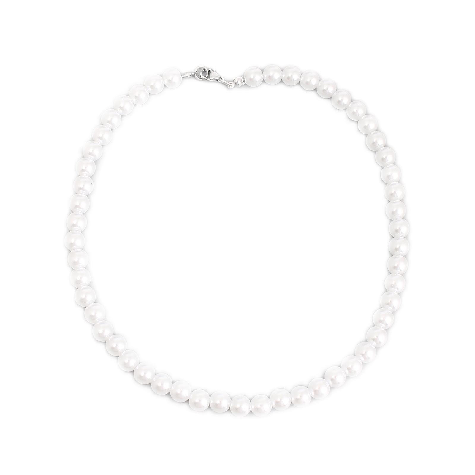 

2023 Европейское и Американское Простое Ожерелье Из Пресноводного Жемчуга - Женские Украшения На Ключицу 60CM