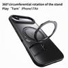 For iPhone 17 Air Case Compatible with MagSafe TPU+Acrylic+Metal Kickstand Matte Phone Cover