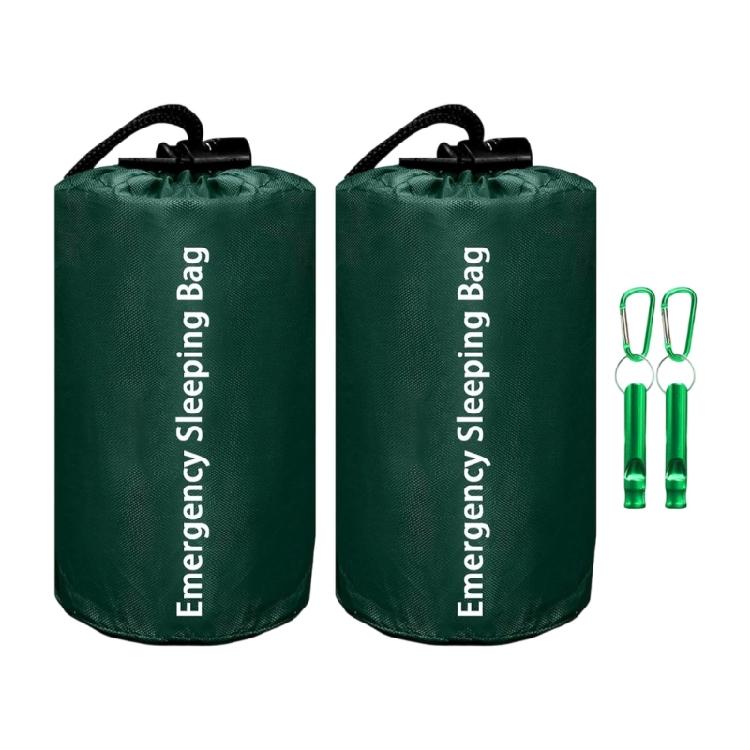 Heavy Type Emergency Sleep Bag With Whistles Waterproofed Insulation For Extreme Cold Weather Survival