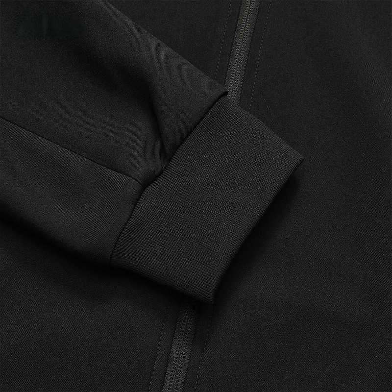 Fila Solid Color Zip Collar Woven Jacket Men Jacket Black F11M242707F-BK