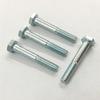 OUSIZHUO M18x100mm Half-Thread Hex Head Bolt, Grade 4.8, Galvanized Carbon Steel